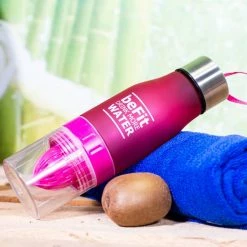 DIVERS Trinkflasche Mit Zitronenpresse & Fruchtbehälter 650ml Pink -Ergon Verkäufe 20191022 105125 00024 1280x1280