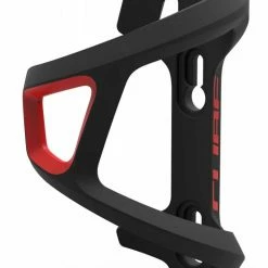 Cube Flaschenhalter HPP Left-Hand Sidecage Black N Red