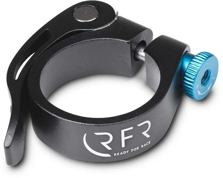 RFR Sattelklemme Mit Schnellspanner 34,9 Mm Black N Blue 3 RFR Sattelklemme Mit Schnellspanner 34,9 Mm Black N Blue
