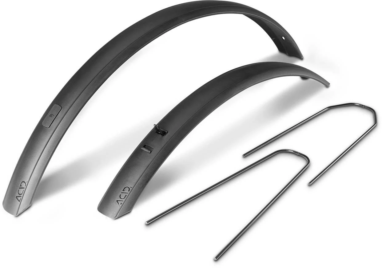 ACID Schutzblechset TREKKING 53 Mit Streben Black 3 ACID Schutzblechset TREKKING 53 Mit Streben Black